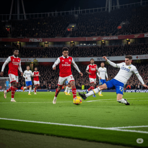 موعد مباراة أرسنال وليدز يونايتد في الدوري الإنجليزي موسم 2025-2026 والقنوات الناقلة